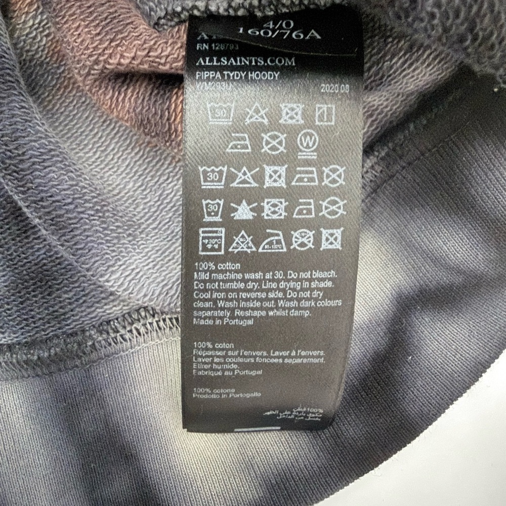 All Saints Tie-Dye Hoodie - Picture 5 of 5